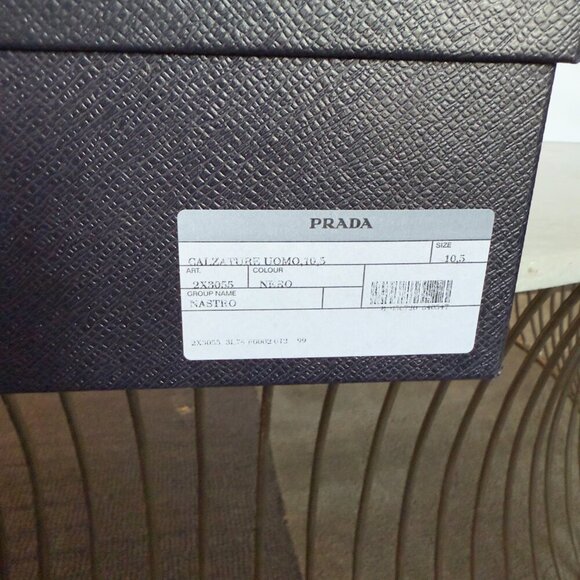 Prada 2x3055 Nastro Black Canvas and Leather Tape Men's Sandal, 10.5 and 11.5 - Picture 4 of 16